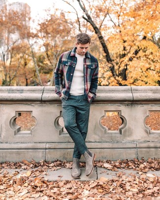 The Point Plaid Flannel Shirt Jacket