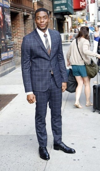 Checked Two Piece Suit
