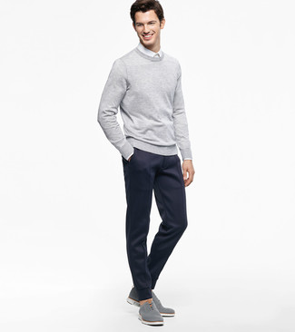 Navy Sweatpants Outfits For Men: 