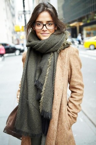 Olive Scarf Outfits For Women: 