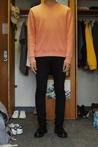 Sweatshirt In Dark Orange