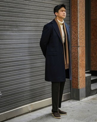 Turtleneck with Dress Shoes Dressy Winter Outfits For Men (18 ideas &  outfits)