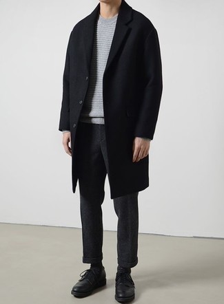 Black Cashmere Migor Coat
