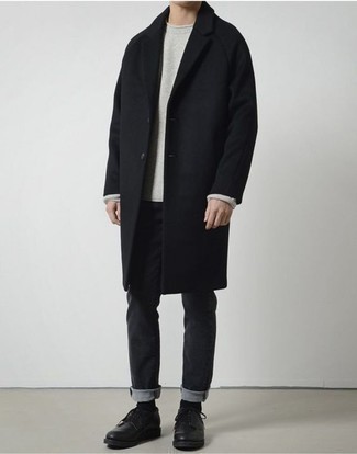 Black Twill Coat