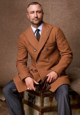 Double Breasted Camel Coat