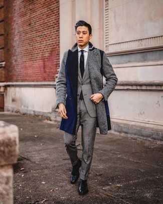 Tonal Checked Suit
