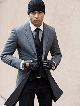 Yh Leather And Knit Gloves