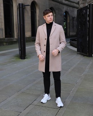 Single Breasted Trench Coat In Cord In Stone