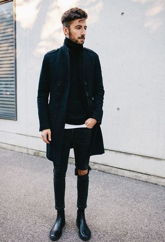 Black Chester Chelsea Boots