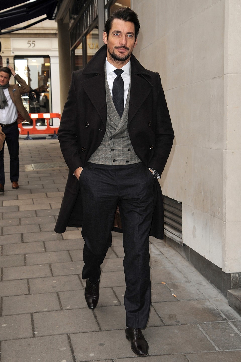 Black Tuxedo with Grey Check Waistcoat | Astares