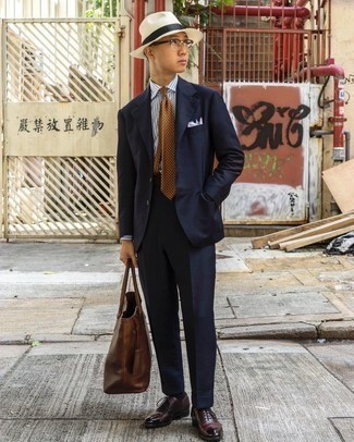 Tobacco Tie Outfits For Men: 