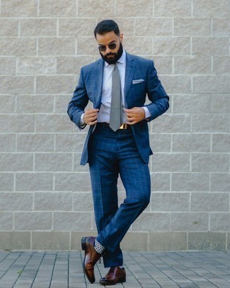 Grey Tie Summer Outfits For Men: 