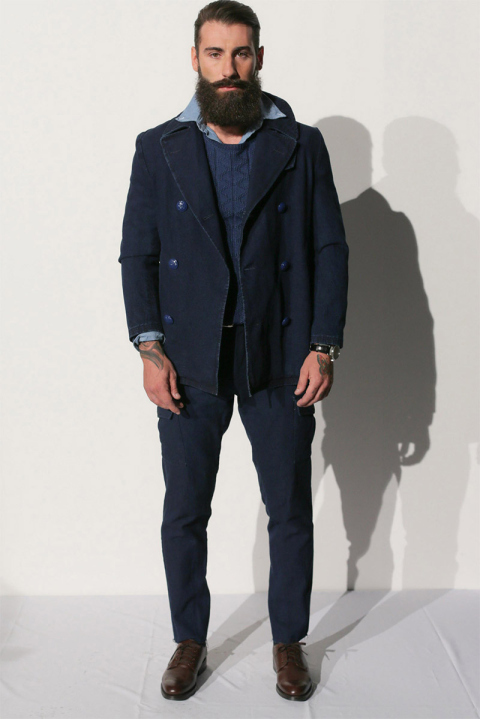 How To Wear a Pea Coat With a Blue Dress Shirt | Men&39s Fashion
