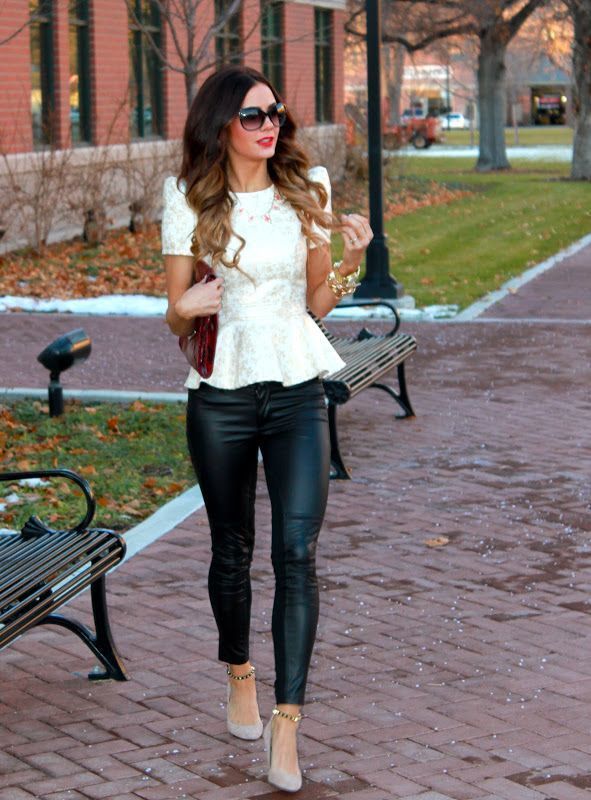 gold blouse outfit