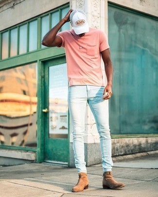 Fade Wash Skinny Jeans