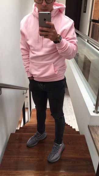 Tall Hoodie In Pink