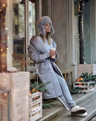 Review Sweat Pants light grey flecked casual look Fashion Trousers Sweat Pants 