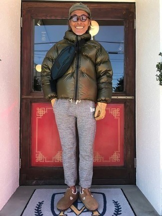 Diamond Quilted Puffer Jacket With Hood
