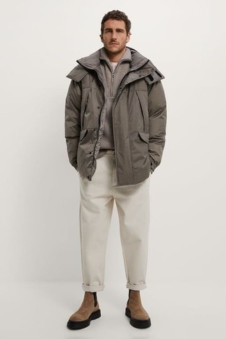 Gray Liner Jacket
