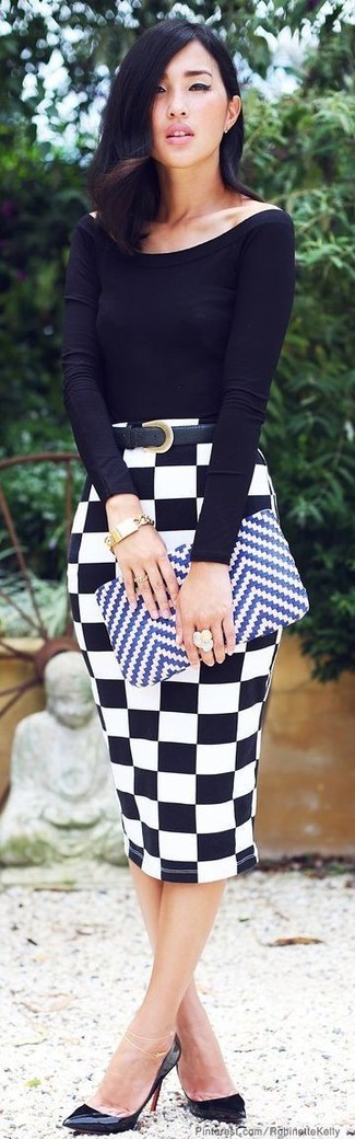 White Leather Clutch Outfits: 