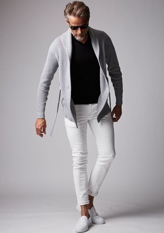 Brit Steadman Slim Fit Jeans White