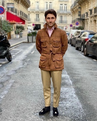 Brown Vintage Check Jacket