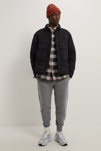 Quilted Water Resistant Puffer Shirt Jacket