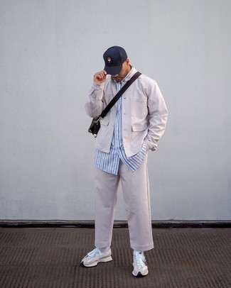 Off White Relaxed Double Face Jacket