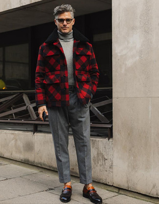 Quilted Check Overshirt
