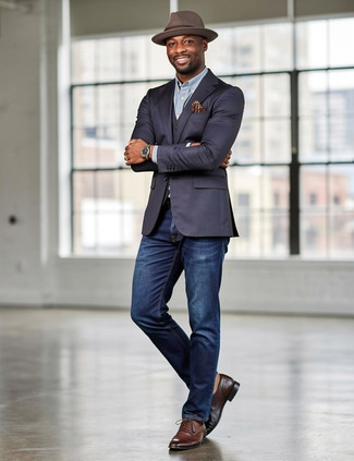 shoes on blazer for men