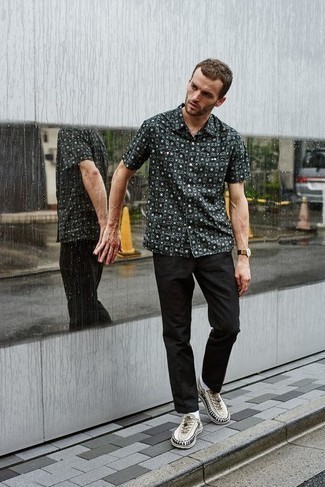 Harpswell Short Sleeve Button Up Shirt In Black At Nordstrom