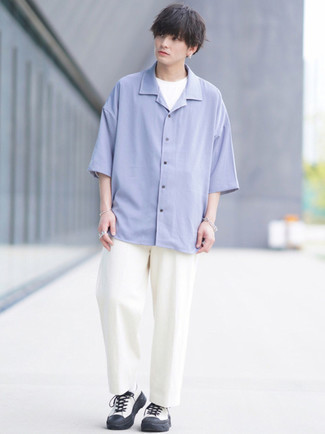 Venice Relaxed Fit Short Sleeve Button Up Camp Shirt