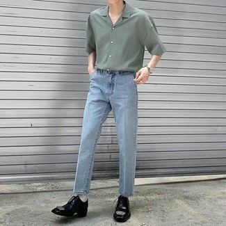 Straight Leg Cropped Jeans
