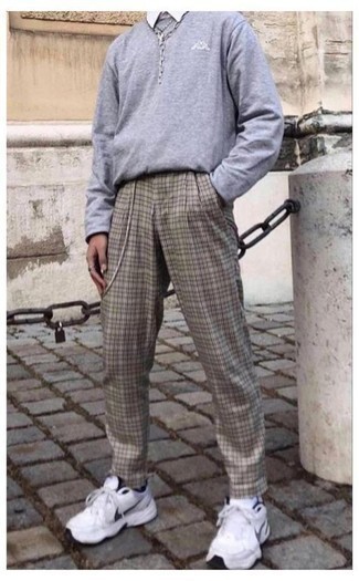 Trousers In Hounds Tooth Check
