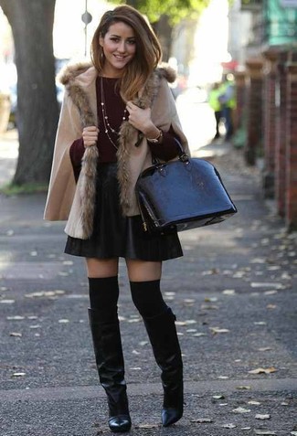 Brown Leather Watch Fall Outfits For Women: 