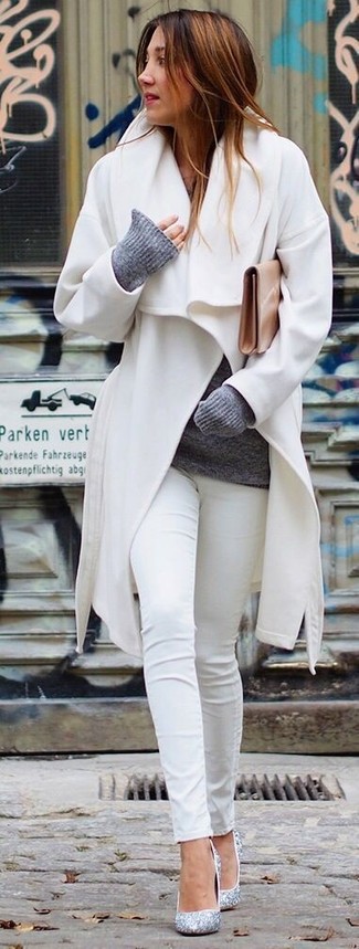 White Coat Outfits For Women: 