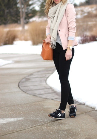 Hot Pink Blazer Casual Outfits For Women: 