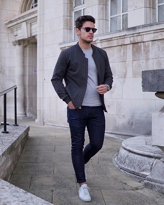 Grey Watch Outfits For Men: 
