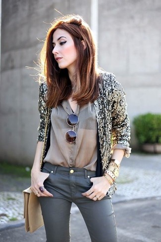 Green-Yellow Blazer Outfits For Women: 