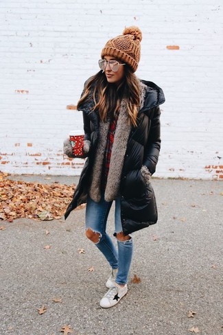 Brown Beanie Outfits For Women: 