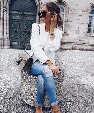 White Bomber Jacket Outfits For Women: 