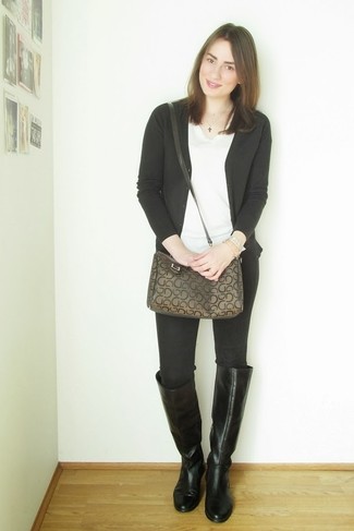 Black Cardigan Outfits For Women: 