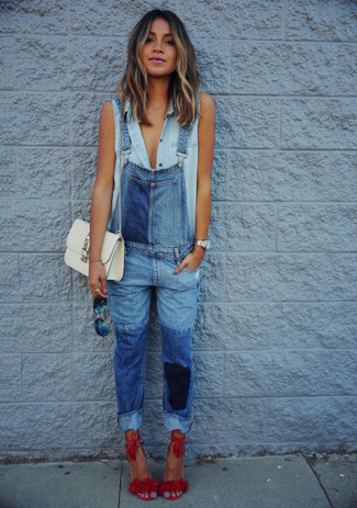 Frankie B Overalls Hipster In Japan Blue