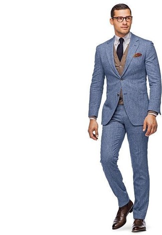 Fresco Slim Fit Solid Wool Suit