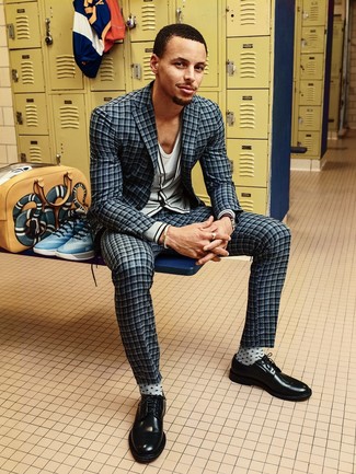 Gregory Check Wool Suit