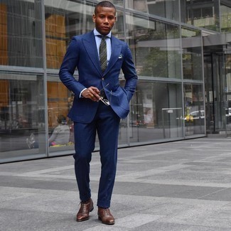 Blue Suit with Boots Spring Outfits In Their 20s (17 ideas