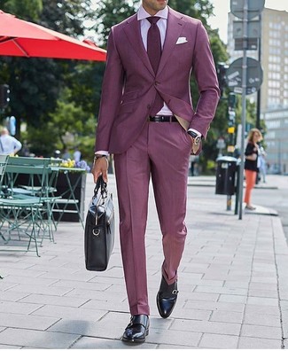 Shiny Two Piece Suit