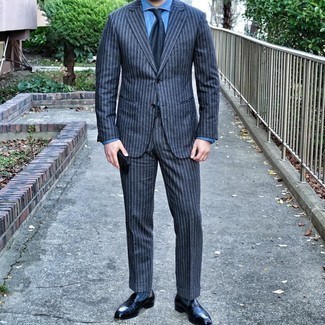 Isaia Stripe Sirio Two Button Suit