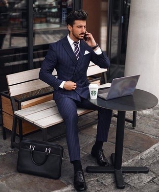 Black Edgy Business Briefcase