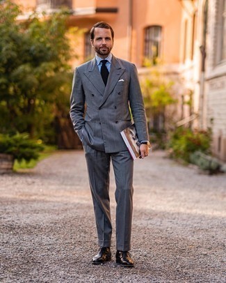 Italian Wool Suit Regular Fit Jamessharp 42s Grey